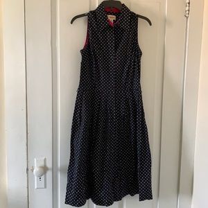 Black and white polka dot dress - Size 10